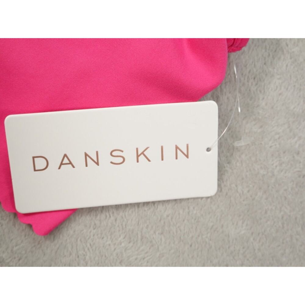 Danskin Womens Pink Scallop Crop Tank Size L - Picture 8 of 11